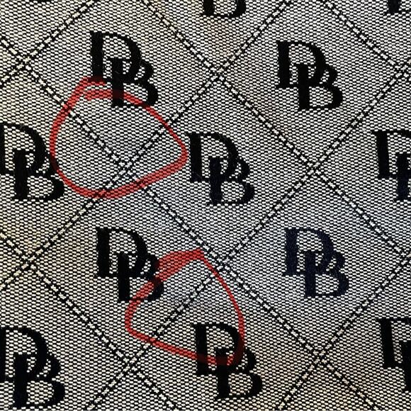 Dooney & Bourke Tan Signature Canvas Brown Leather Trim Bucket/Shoulder Bag - Picture 16 of 16